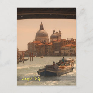 Venedig Italien Großer Kanal Vintage Postkarte