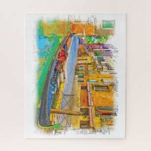 Venedig Italien Handgezeichnete Landschaft