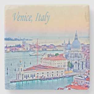 Venedig Italien HDR Sonnenuntergang Steinuntersetz Steinuntersetzer