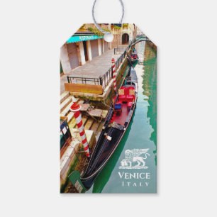 Venedig, Italien (IT) - farbenfrohe Gondelbahn Geschenkanhänger