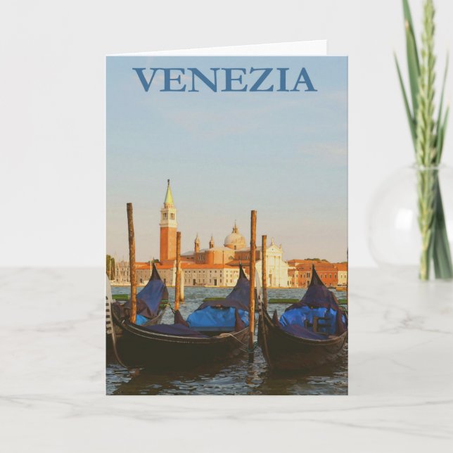 Venedig Italien Karte (Vorderseite)