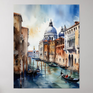 Venedig Italien Landschaft Kunst Druck Poster