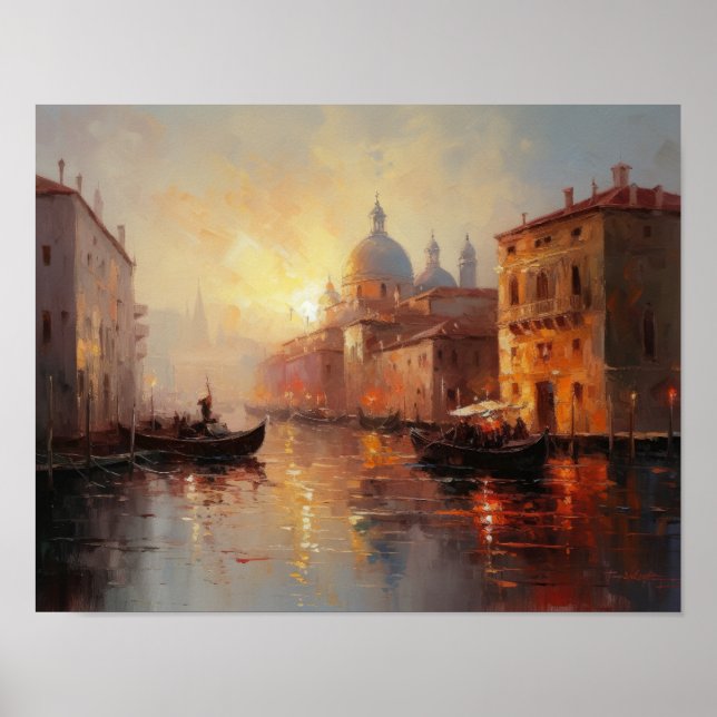 Venedig Italien Landschaft Kunstdruckerei Poster (Vorne)