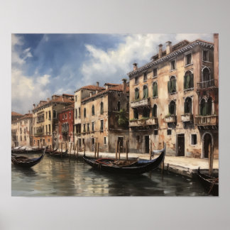 Venedig Italien Landschaft Kunstdruckerei Poster