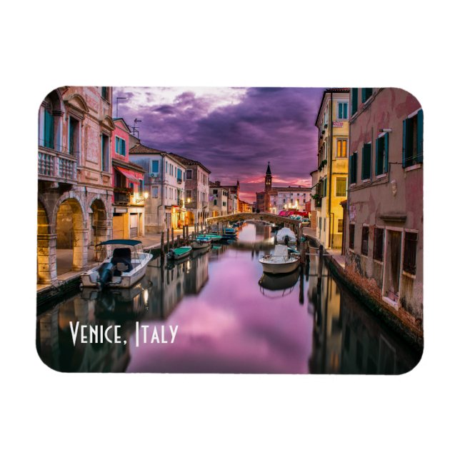 Venedig, Italien - Landschaftlicher Kanal und Vene Magnet (Horizontal)