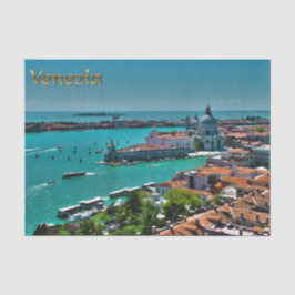 Venedig, Italien - Luftbild Seidenpapier