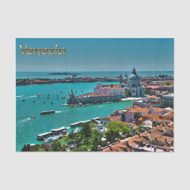 Venedig, Italien - Luftbild Seidenpapier (Vorderseite)