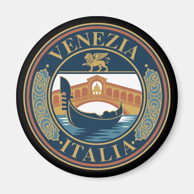 Venedig Italien Magnet (Vorne)