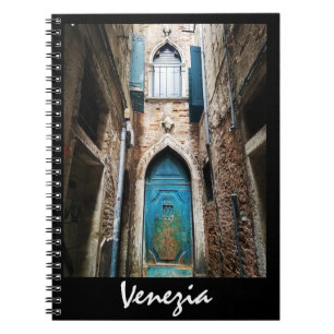 Venedig, Italien - Notebook mit Venezianischer Tür Notizblock