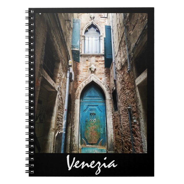Venedig, Italien - Notebook mit Venezianischer Tür Notizblock (Vorderseite)