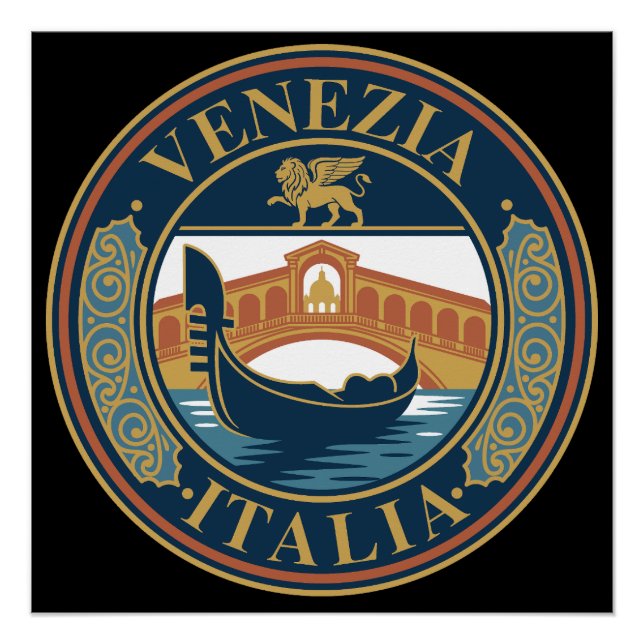 Venedig Italien Poster (Vorderseite)