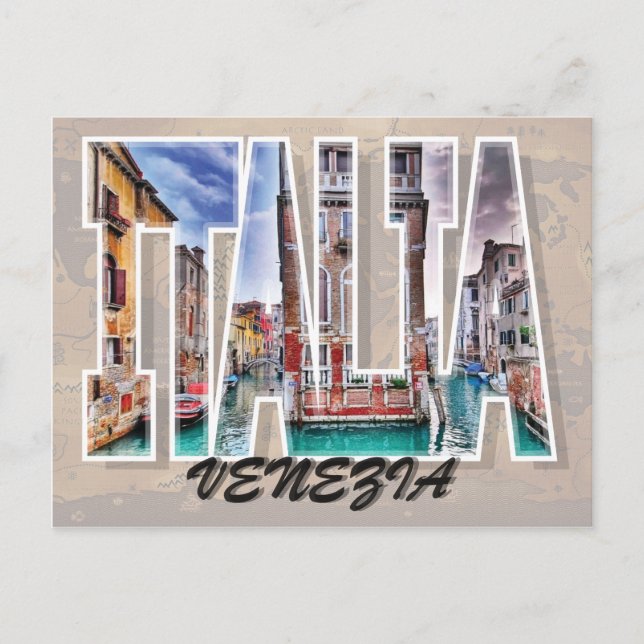 Venedig, Italien Postkarte (Vorderseite)