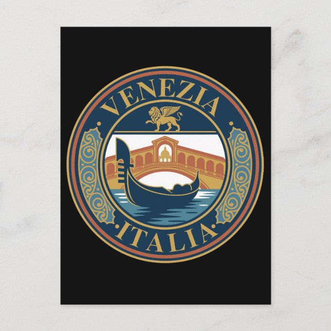 Venedig Italien Postkarte (Vorderseite)