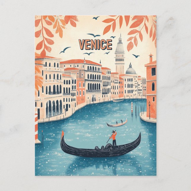 Venedig Italien Postkarte (Vorderseite)