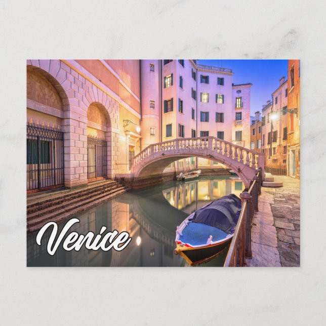 Venedig, Italien Postkarte (Vorderseite)