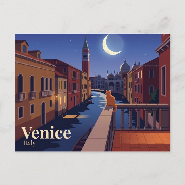 Venedig Italien Postkarte (Vorderseite)