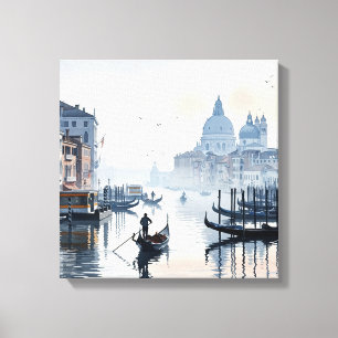 Venedig Italien Reisen Souvenir Watercolor Leinwanddruck