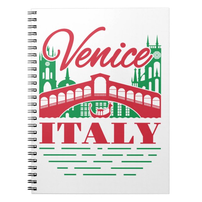 Venedig Italien Rialto Brücke Italienische Reise Notizblock (Vorderseite)
