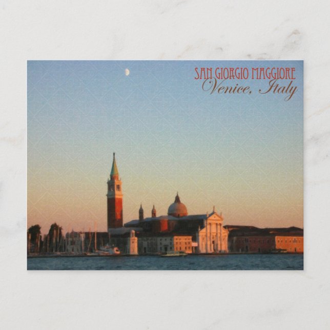 Venedig, Italien - San Giorgio Maggiore - Postkart Postkarte (Vorderseite)