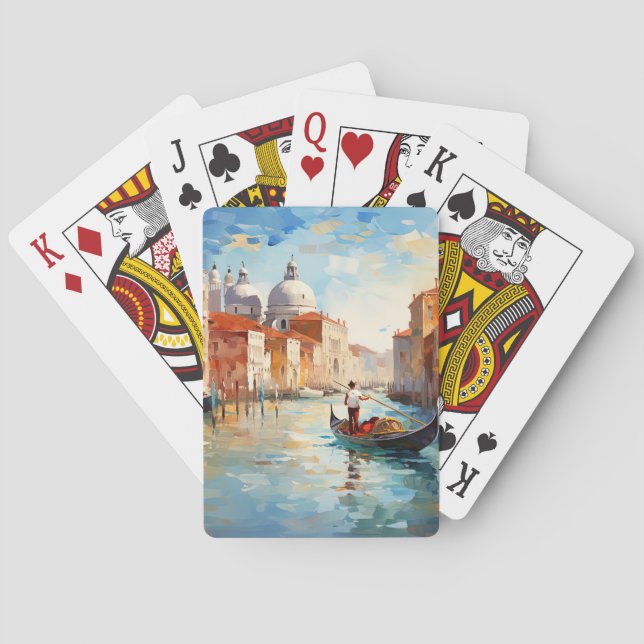 Venedig, Italien Spielkarten (Rückseite)