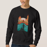 Venedig Italien Stadt Skyline Silhouette Umriss Sk