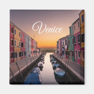 Venedig Italien   Text Bild Vorlage Magnet