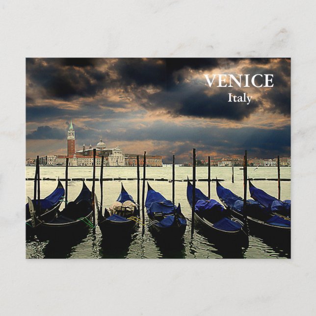 Venedig Italien Tourismus Gewohnt Postkarte (Vorderseite)