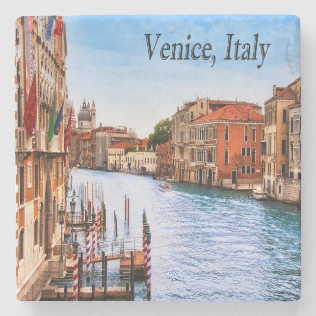 Venedig, Italien Untersetzer Grand Canal Stone (Vorderseite)