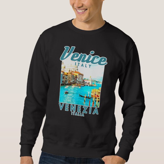 Venedig Italien Venedig Italienisch Sweatshirt (Vorderseite)