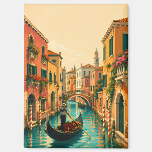 Venedig Italien Venezianisch Venezianischer Kanal Magnet