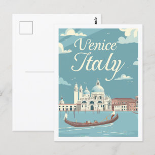 Venedig Italien Vintage Berühmter Reiseort Postkarte
