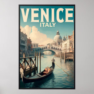 Venedig Italien Vintage Poster