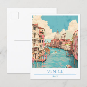 Venedig Italien Vintage Postkarte
