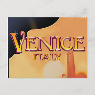 Venedig, Italien Vintage-Reiseposter Postkarte