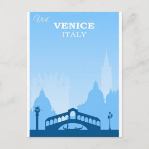 Venedig Italien Vintage-Reiseposter Postkarte