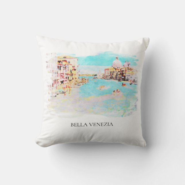 ** Venedig Italienische Sprache Venezia Italia Kissen (Vorderseite)