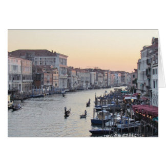 Venedig, Italienischer Kanal bei Sunset
