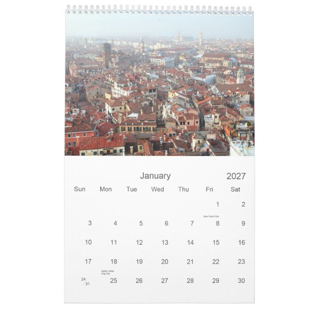 Venedig-Kalender Kalender (Jan 2027)