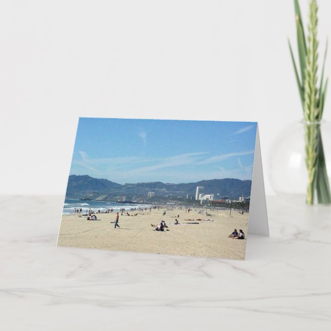 Venedig Kalifornien Feiertagskarte (Vorderseite)