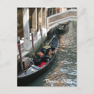 Venedig-Kanal, Italien Postkarte
