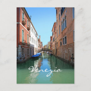 Venedig-Kanal-Personalpostkarte Postkarte
