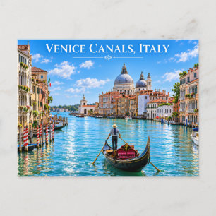 Venedig Kanäle Tagesansicht Postkarte