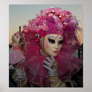 Venedig-Karneval-Masken Poster