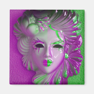 Venedig-Karnevals-Maske Magnet