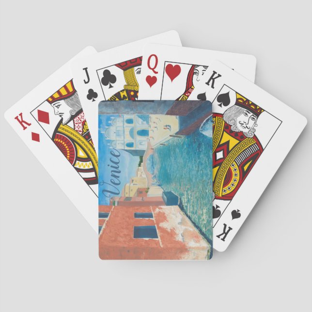 Venedig-Kartendeck Spielkarten (Rückseite)