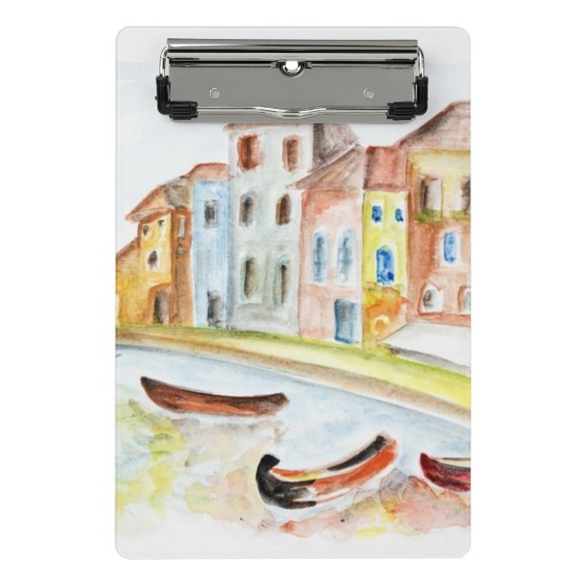 Venedig-Konzept Mini Klemmbrett (Vorderseite)