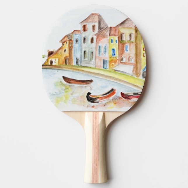 Venedig-Konzept Tischtennis Schläger (Vorderseite)