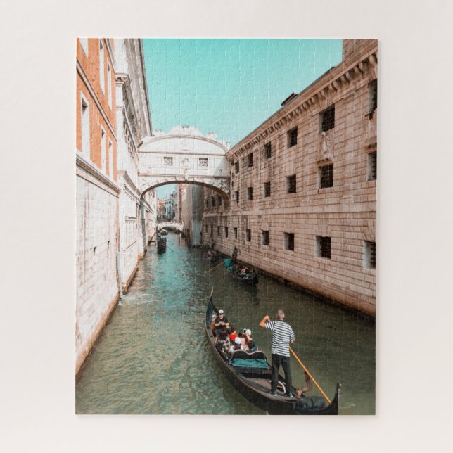Venedig mit Gondel (Vertikal)