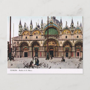 Venedig, Nachbildung einer Vintage-Postkarte 1910 Postkarte