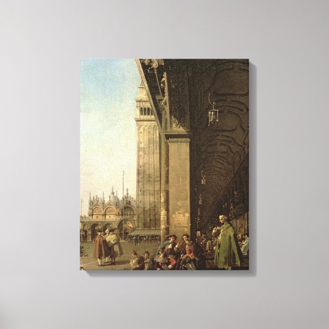 Venedig: Piazza di San Marco und die Kolonnade Leinwanddruck (Vorderseite)